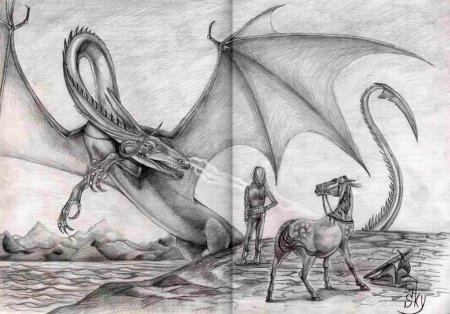 Фантастические рисунки карандашом