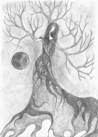 Фантазия рисунок карандашом