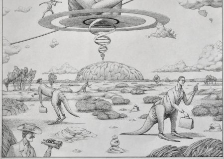 Рисунок на тему жизнь на другой планете