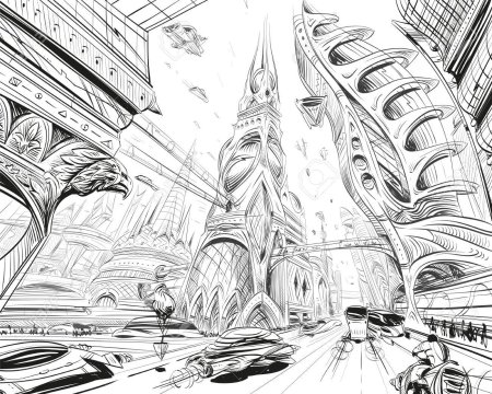 Эскизы на тему фантастика