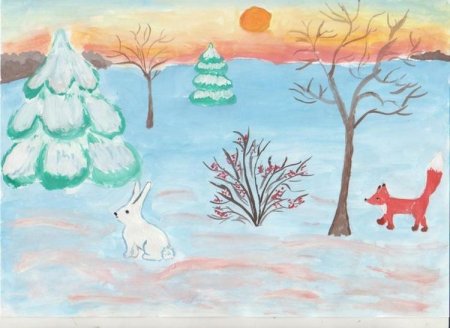Рисунок к стихотворению