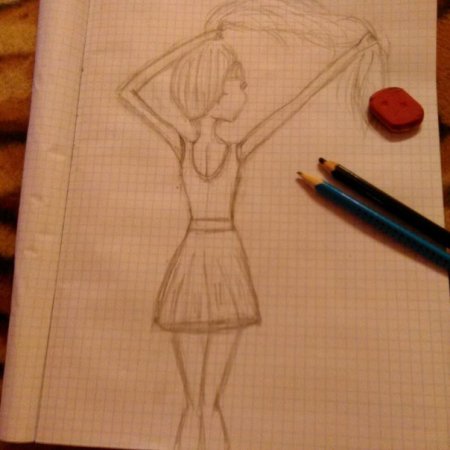 Рисунки карандашом на свободную тему