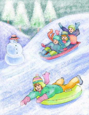 Рисунок на тему Рождественские каникулы