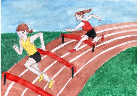 Рисунок на тему спорт