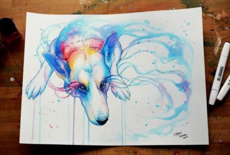 Рисунки акварелью сложные и красивые