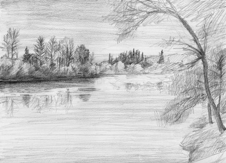 Рисунок на тему природа