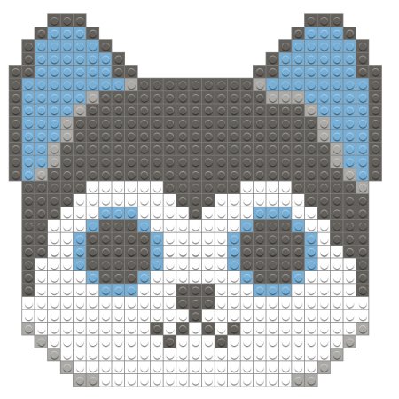 Хаски по клеткам