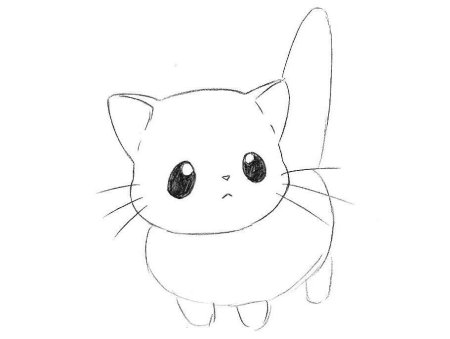Рисунки котят для срисовки