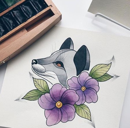 Рисунки для скейч бук животные
