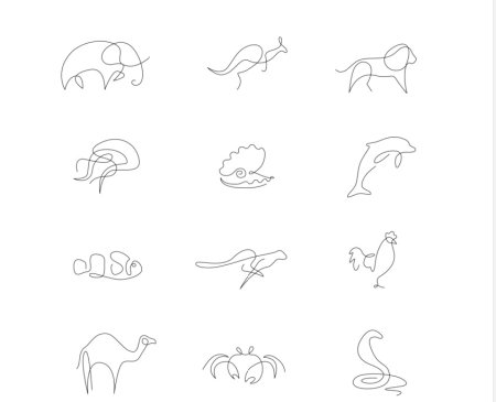 Рисунки животных карандашом для начинающих