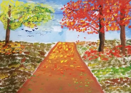 Рисунок красота осени