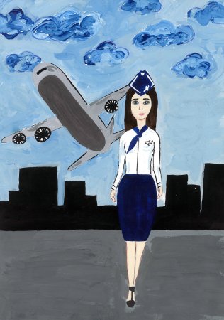 Медсестра детский рисунок