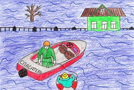 Рисунок на тему спасатели