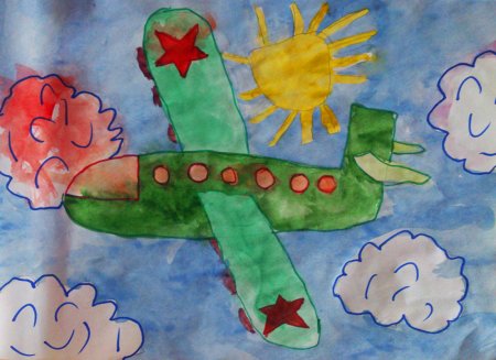 Рисунок на военно патриотическую тему