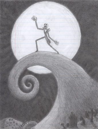 Нарисовать иллюстрацию к повести ночь перед Рождеством