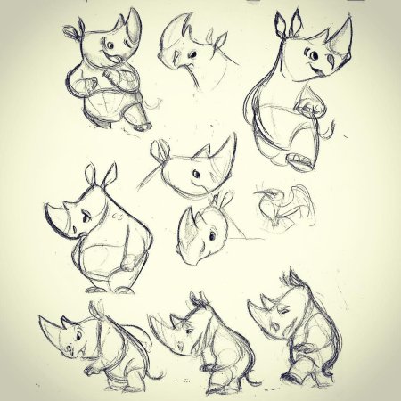 Скетч животные