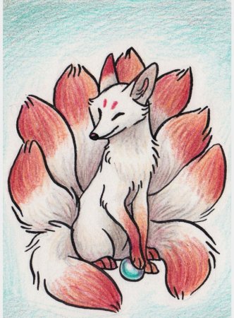 Кумихо Кицунэ лиса