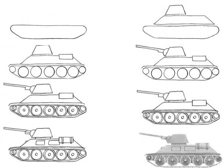 Солдат сбоку рисунок