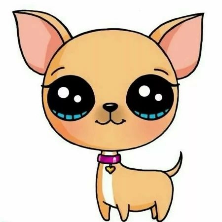 Милый котик рисунок