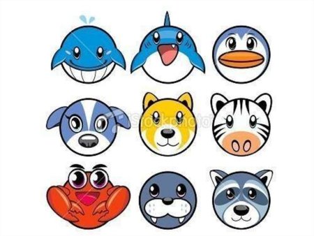 Рисование животных из кругов