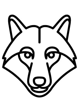 Голова панды