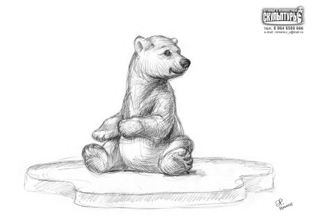 Скульптуры животных рисунки легко