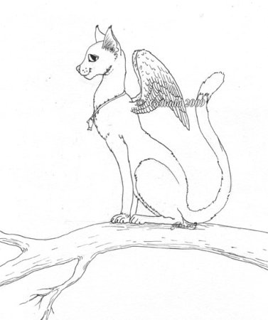 Фантастические животные карандашом