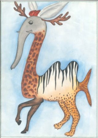 Рисунки сказочных животных для срисовки