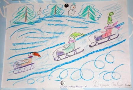 Зимние рисунки
