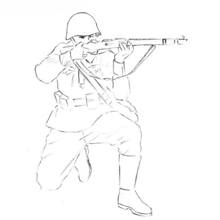 Рисунки на военную тему