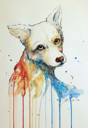 Рисунки акварелью