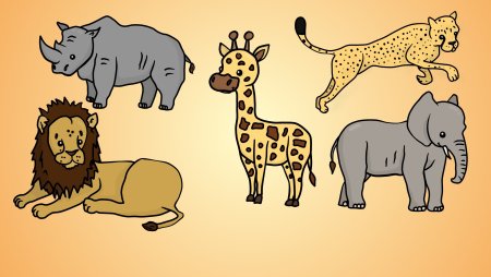 Животные рисунки