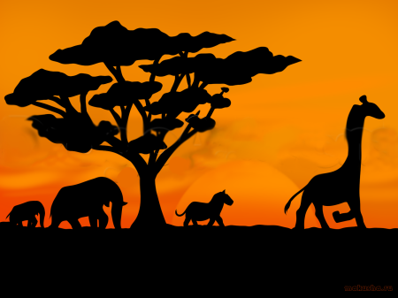 Африканские силуэты