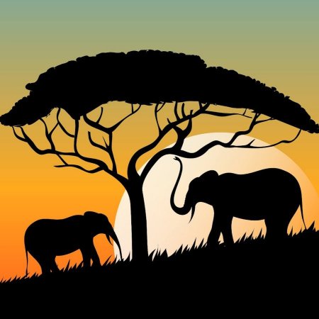 Африка Саванна вектор