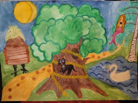 Лукоморье рисунок