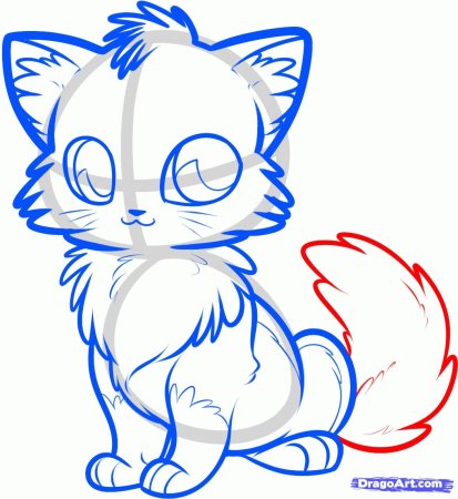 Котенок для рисования