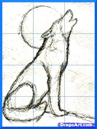 Рисование скульптуры животных