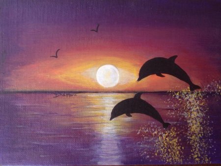 Рисунки красками для начинающих