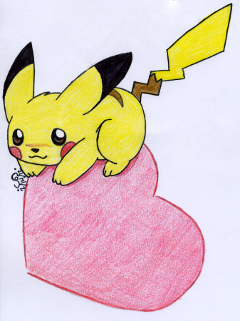 Нарисовать покемона Пикачу