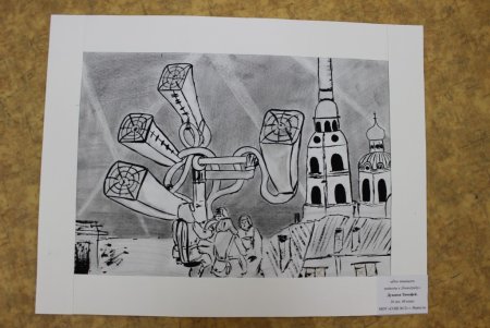 Блокада Ленинграда рисунок 2022г