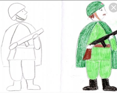 Рисунки на военную тему