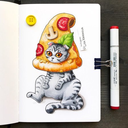 Рисунки для скеч бука маркерами
