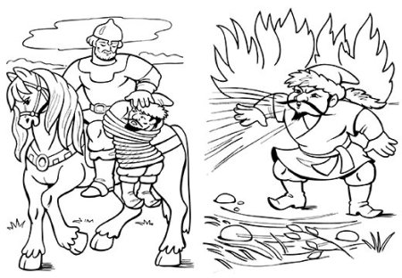 Портрет богатыря 4 класс Илья Муромец