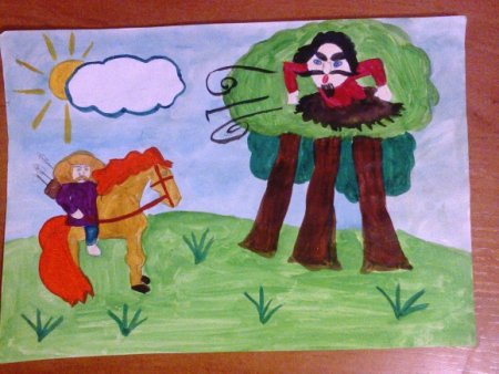 Раскраска три богатыря Илья Муромец