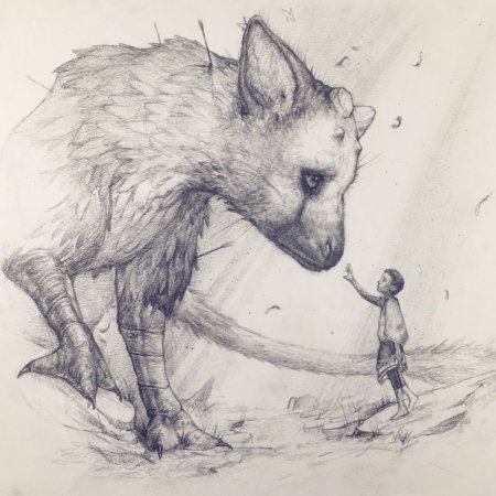 Рисование фантастического животного