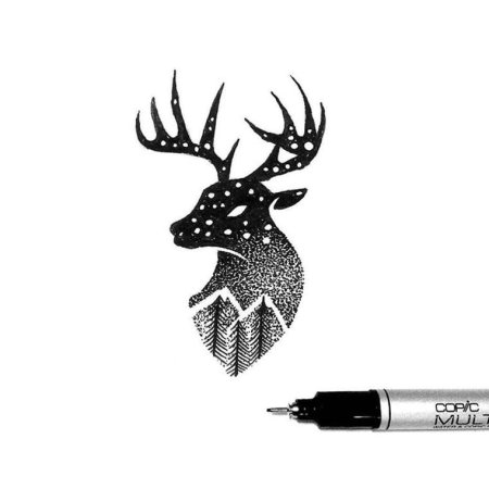 Простые рисунки маркерами