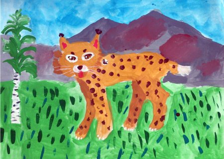 Маленькие рисунки красками