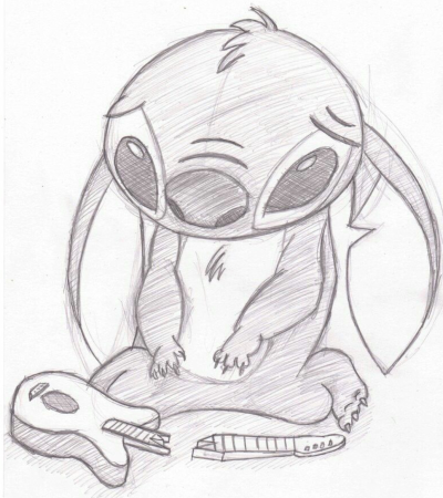 Стич для срисовки