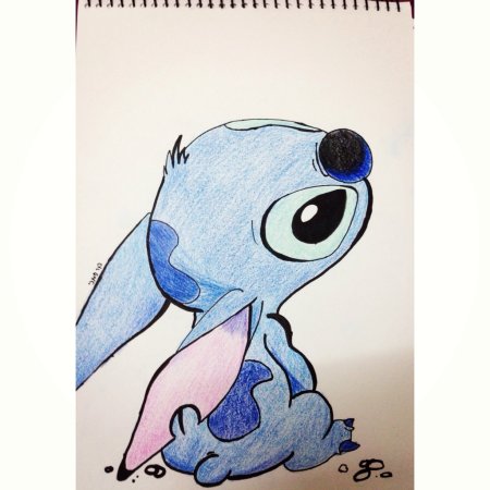 Рисунок Стича для срисовки легкие