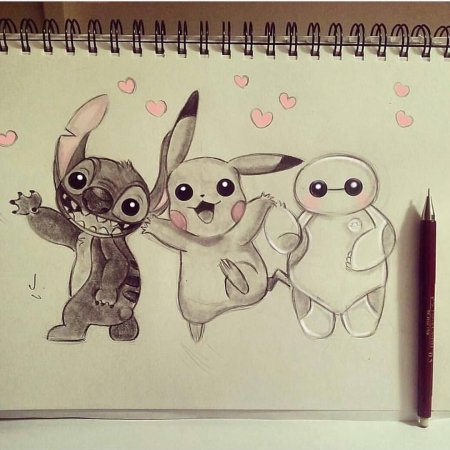 Маленькие рисунки для срисовки карандашом